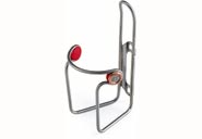Elite Ciussi Inox Bottle Cage - tubular stainless steel, Silver