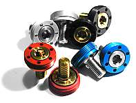 Self-extracting Crank Bolts  Silver