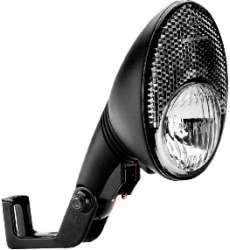 Lumotec Oval Plus Halogen bicycle dynamo headlight