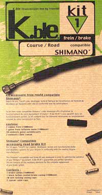 Transfil Shimano compatible brake kit (MTB)