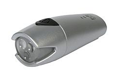Smart Polaris 3 White LED Front Light Silver Case (inc Batt)